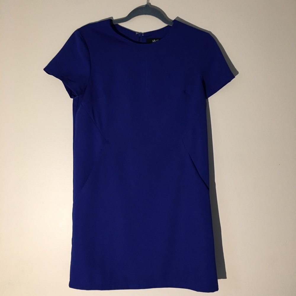 Royal Blue Shift Dress